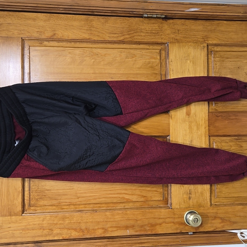 Cougar Sport Black and Burgandy Fleece Pants